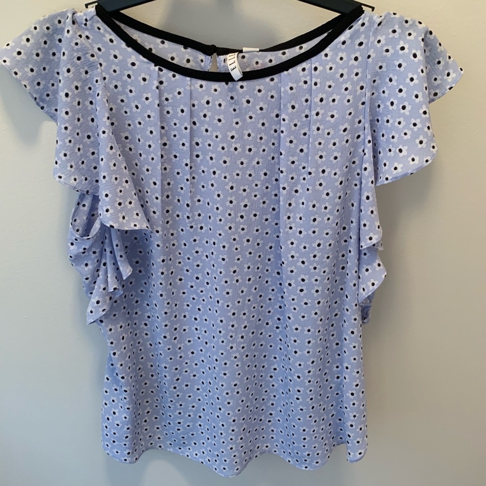 A lightweight, flowery blouse